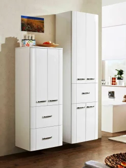 Online Aquarell Hochschrank 3006