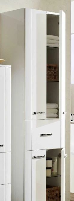 Online Aquarell Hochschrank 3006