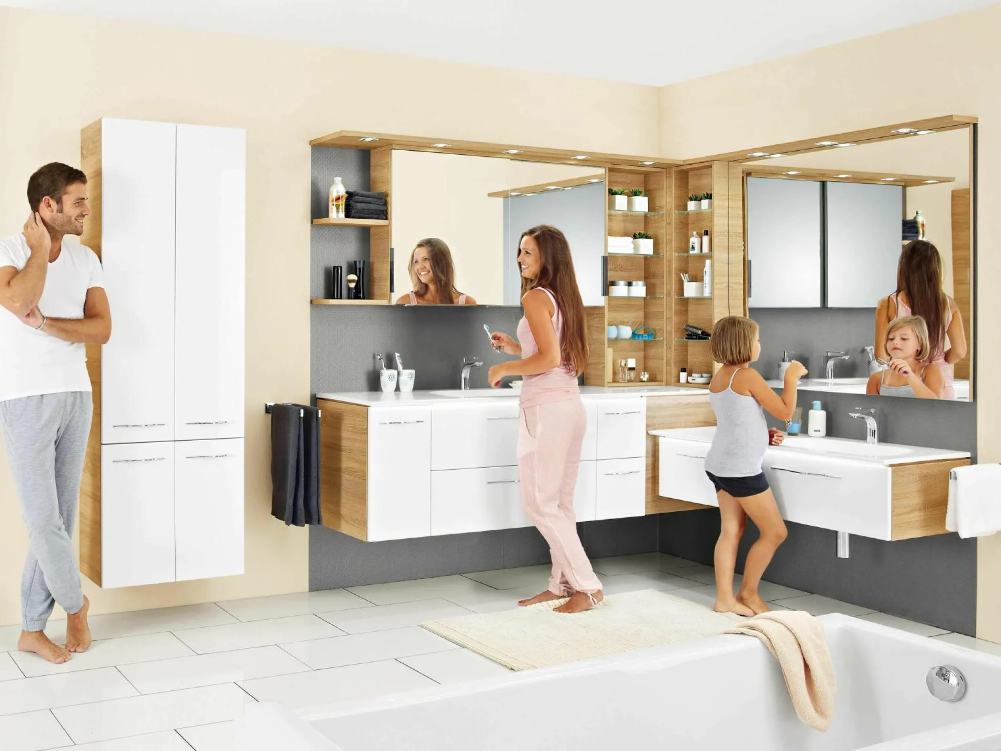 Aquarell Hochschrank A-PLAN