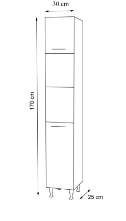 VCM Hochschrank LISALO