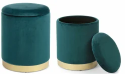 ANDREA BIZZOTTO Hocker POLINA 2er Set