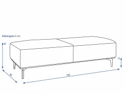 Sofamanufaktur Hocker übergroß WAHA