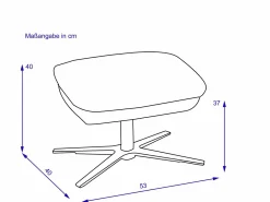 Outlet SYSTEMPOLSTER Hocker MINERVA RELAX