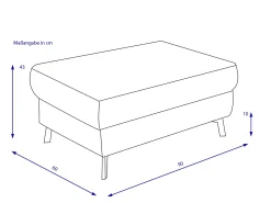 Outlet Elastoform Hockerbank CELIA