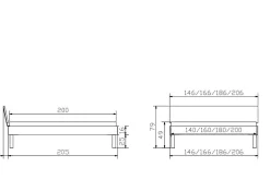 HASENA Holzbett LODI