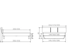 HASENA Holzbett MONTIERI