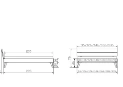 Sale HASENA Holzbett ORTONA