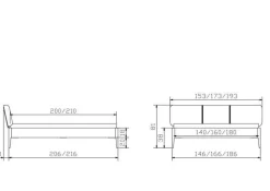HASENA Holzbett PIENZA