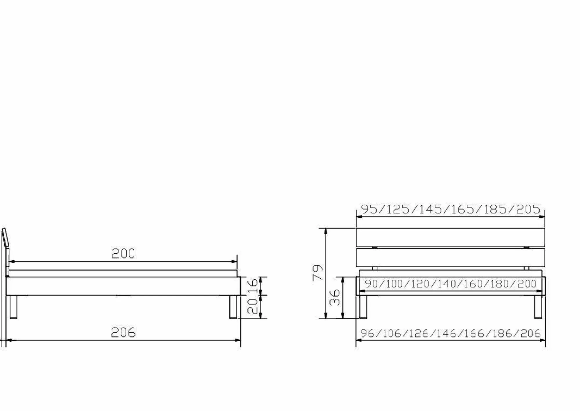 Best HASENA Holzbett ROCCO