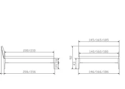 HASENA Holzbett SESTOLA