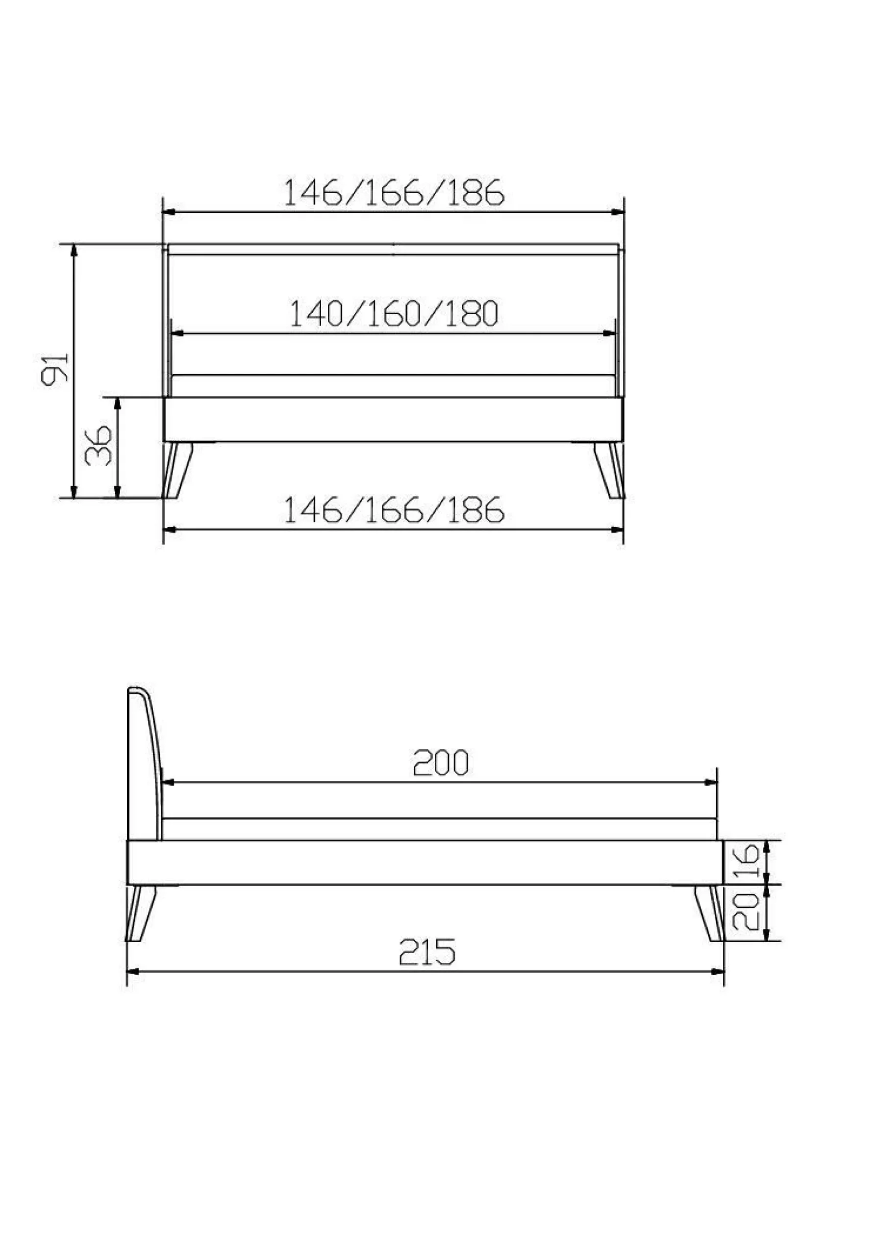 Best HASENA Holzbett SIMONE