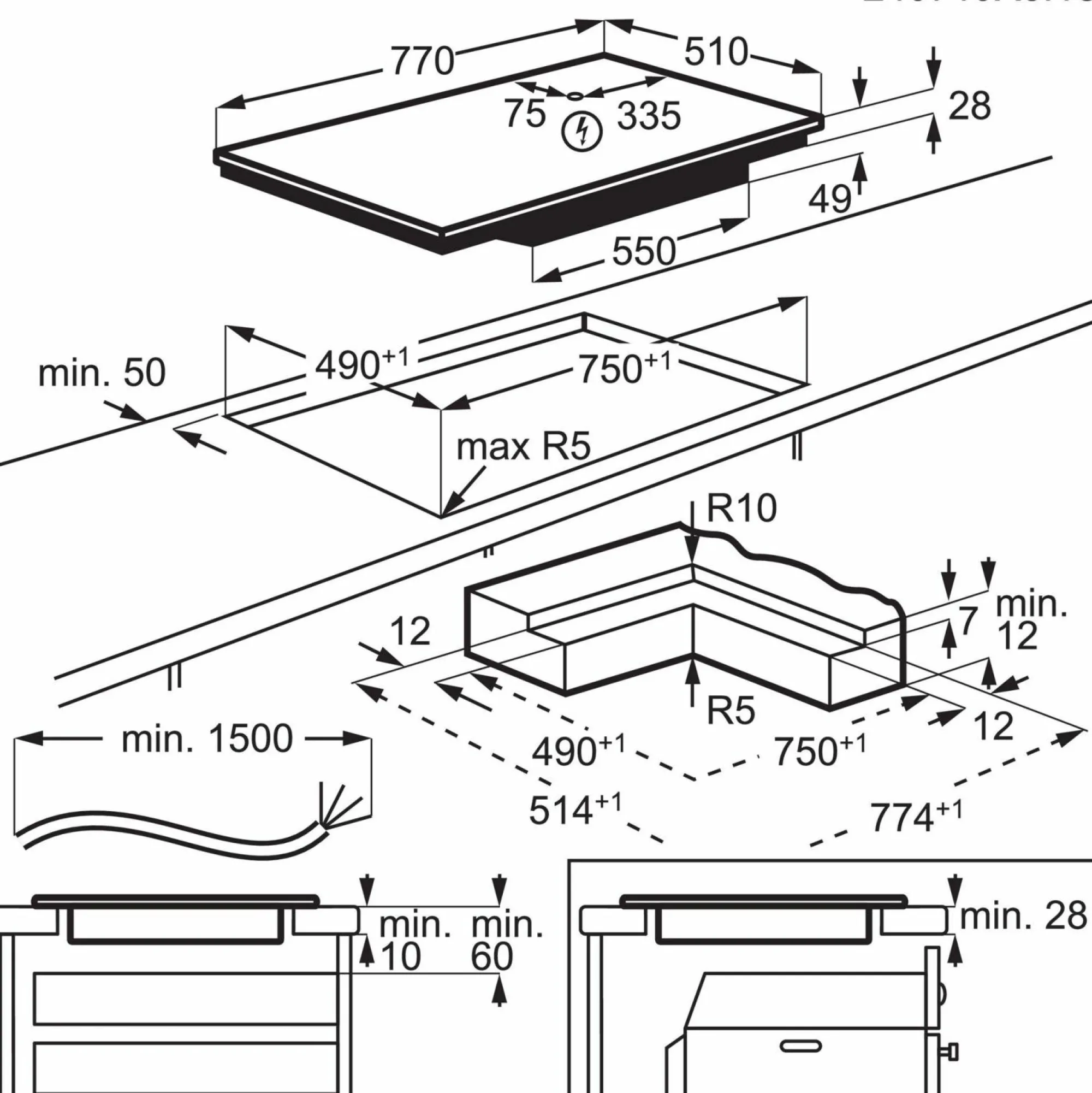 AEG Induktionskochfeld
