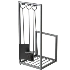 Discount Sonstige Kaminholzregal-Set NIKOLA