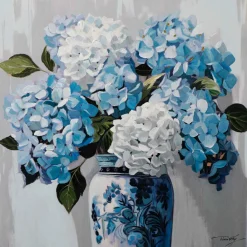 Sonstige Keilrahmenbild BLAUE HORTENSIE