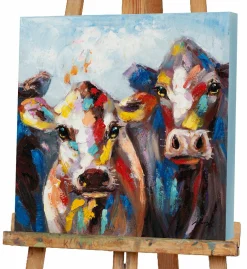 Sale Sonstige Keilrahmenbild BUNTE KÜHE