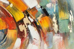 Clearance Sonstige Keilrahmenbild BUNTE WELLE