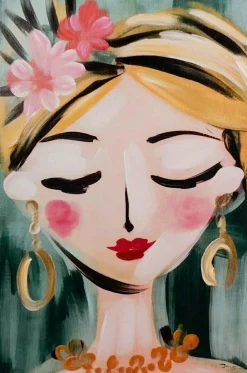 Clearance Sonstige Keilrahmenbild FLOWER GIRL