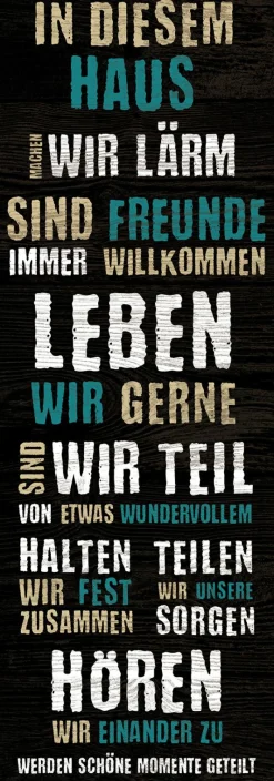 PRO ART Keilrahmenbild GELIEBT I