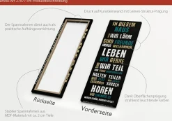 PRO ART Keilrahmenbild GELIEBT I