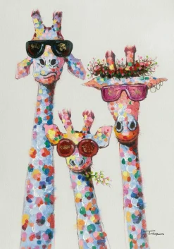 Discount Sonstige Keilrahmenbild GIRAFFEN