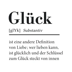 PRO ART Keilrahmenbild GLÜCK