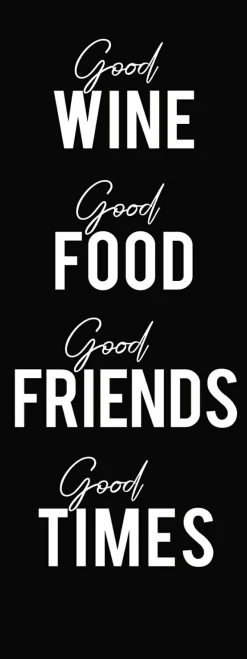 PRO ART Keilrahmenbild GOOD WINE