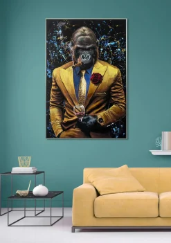 Discount Sonstige Keilrahmenbild GORILLA MEN