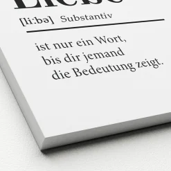 PRO ART Keilrahmenbild LIEBE