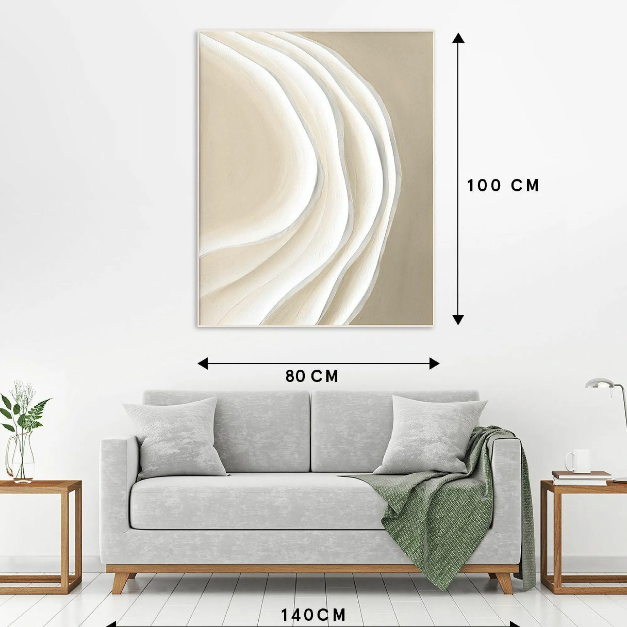 Sonstige Keilrahmenbild SANDY WAVES