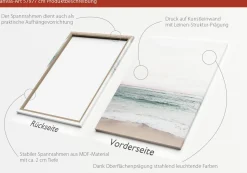 PRO ART Keilrahmenbild SEA WEAVES