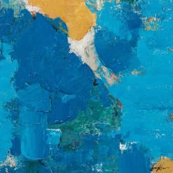 Sonstige Keilrahmenbild STRAHLEND BLAU