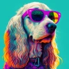 PRO ART Keilrahmenbild SUNGLASSES DOGS