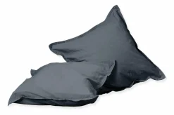 Hahn Kissenbezug Renforcé anthrazit