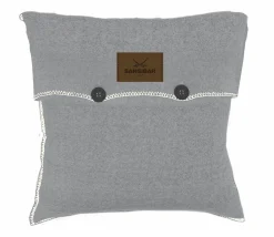 Best SANSIBAR Kissenhülle silber