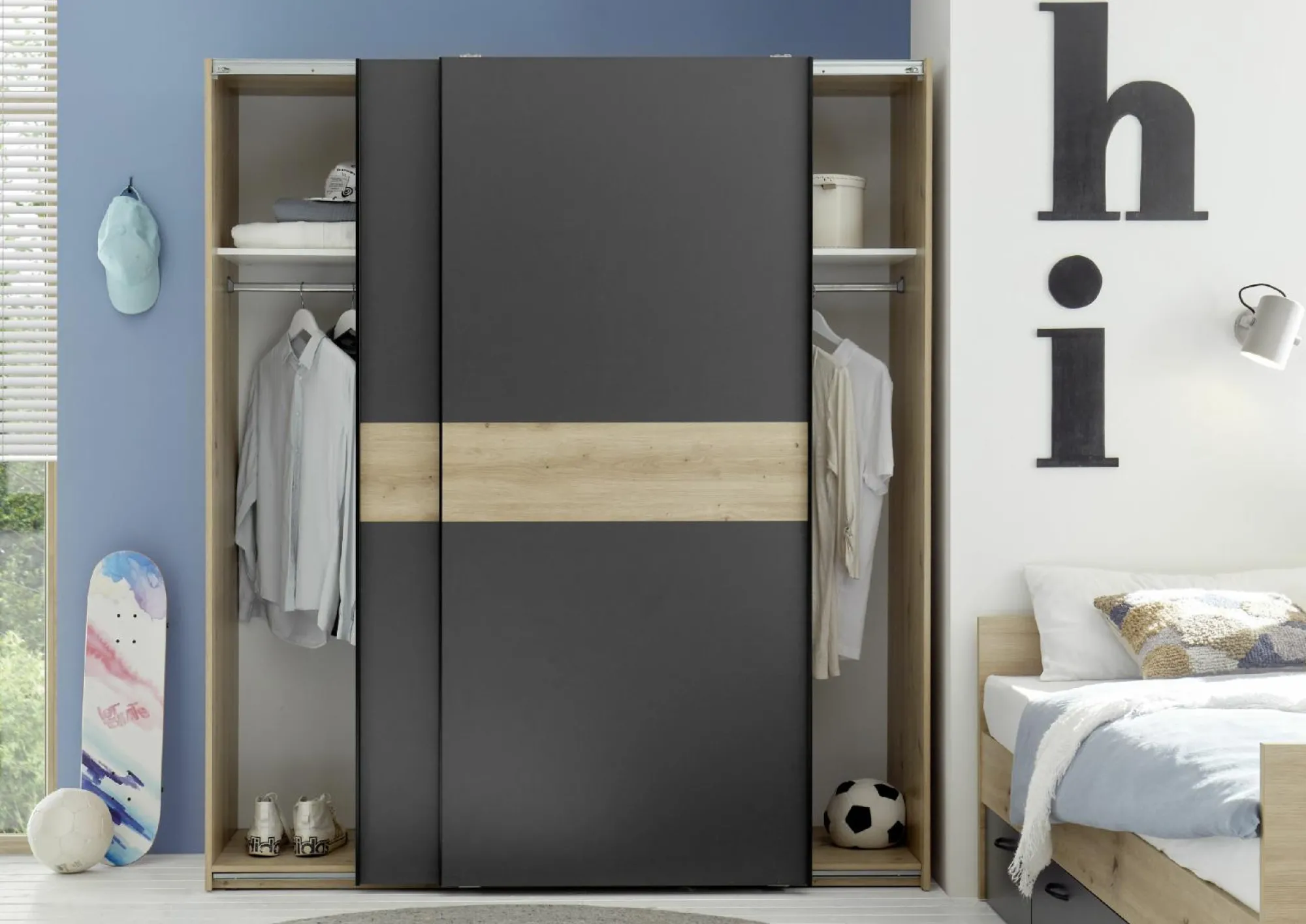 Clearance HARPER Kleiderschrank BOSTON