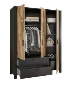 Discount HARPER Kleiderschrank BRAGA