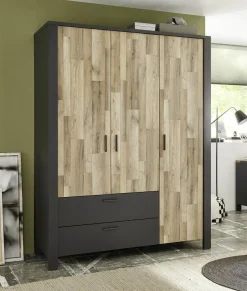 Discount HARPER Kleiderschrank BRAGA