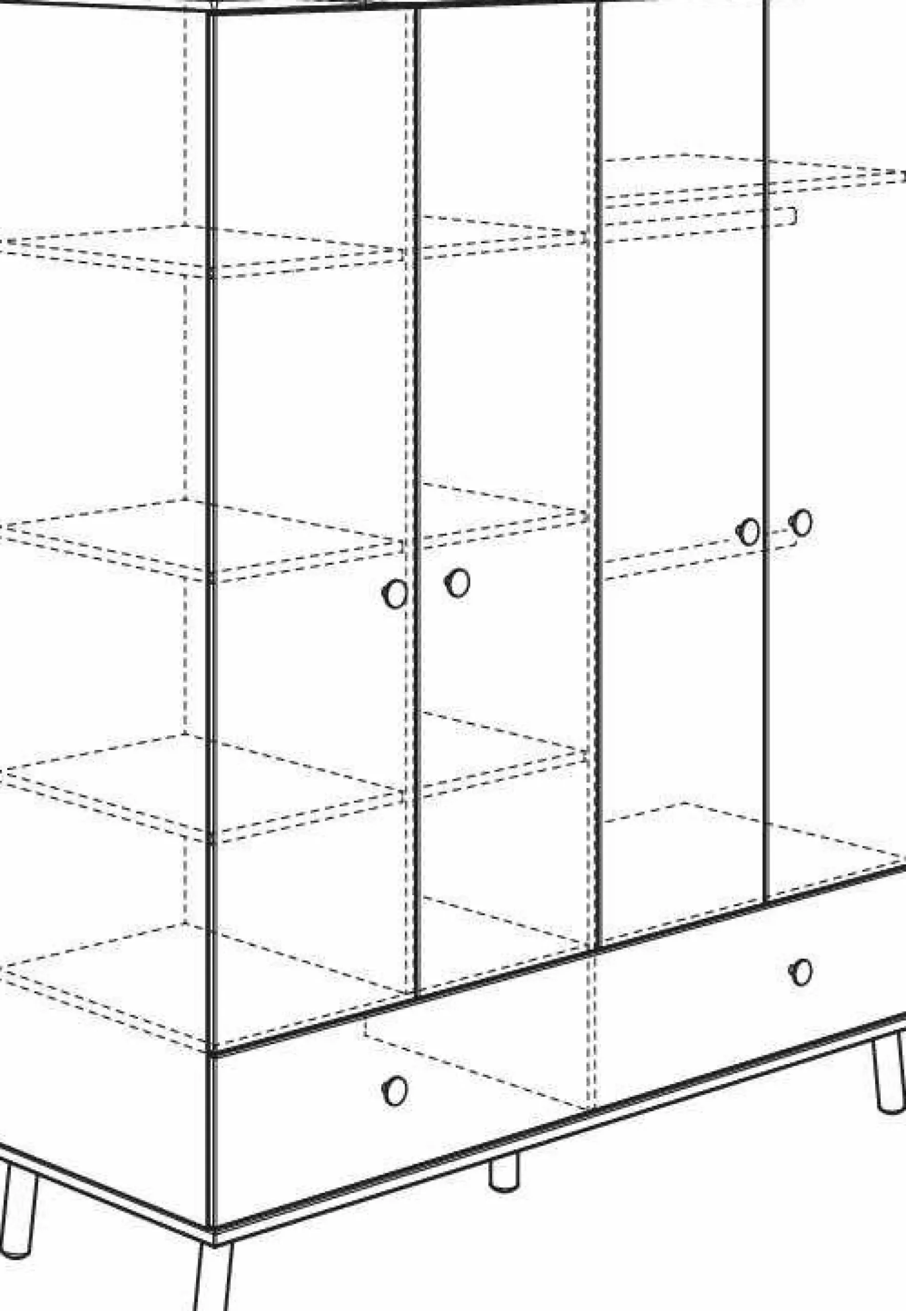PAIDI Kleiderschrank YLVIE
