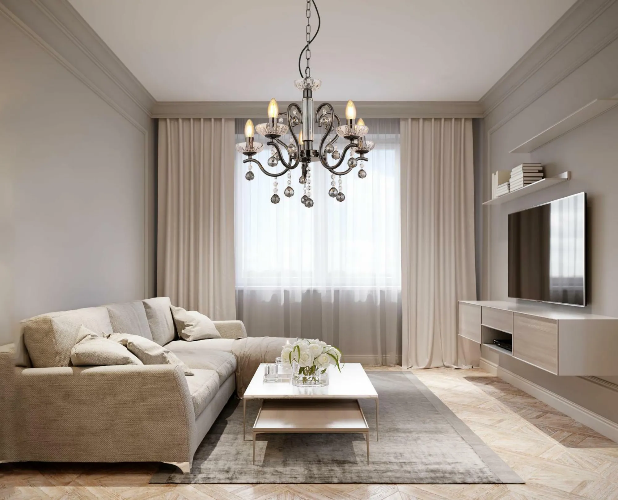 GLOBO Lighting Kronleuchter CAMILA