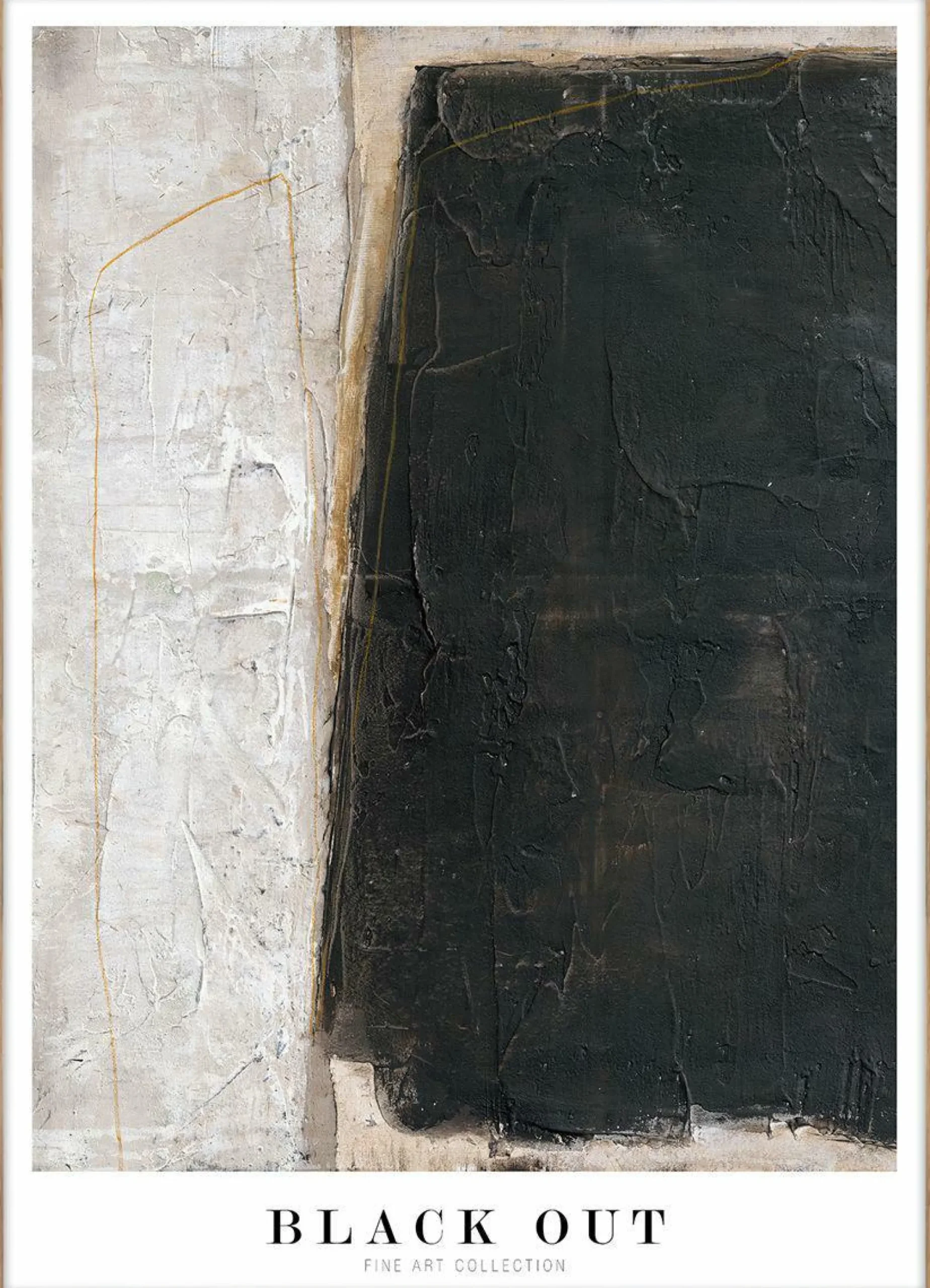 Outlet Sonstige Kunstdruck BLACK OUT