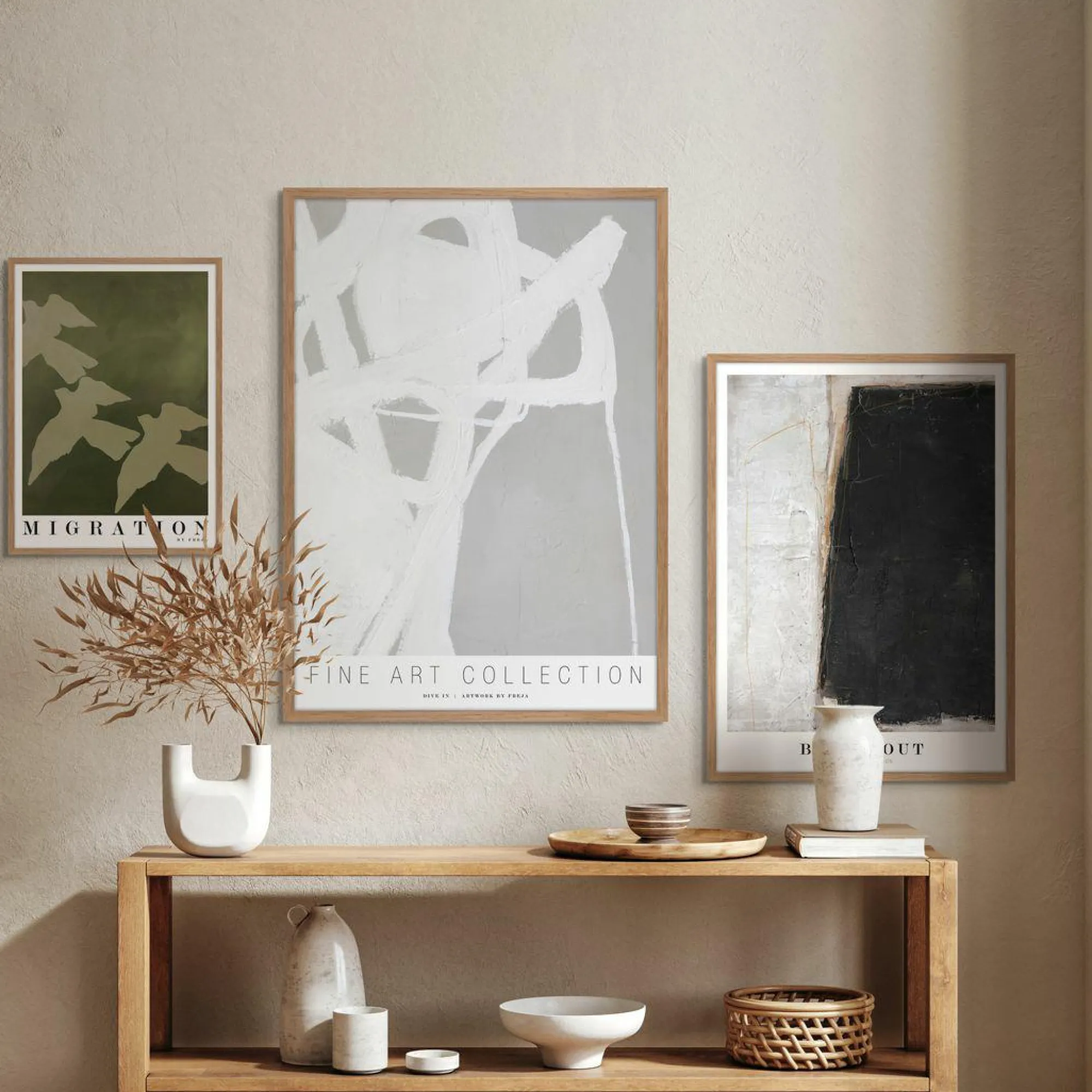 Outlet Sonstige Kunstdruck BLACK OUT