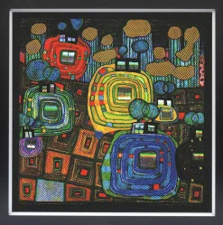 Sonstige Kunstdruck HUNDERTWASSER