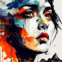 Outlet Sonstige Leinwandbild SCHÖNHEIT ORANGE