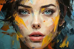 Outlet Sonstige Leinwandbild SPLASHES COLOUR