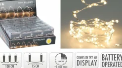 New Sonstige Lichterkette SILBERDRAHT LED