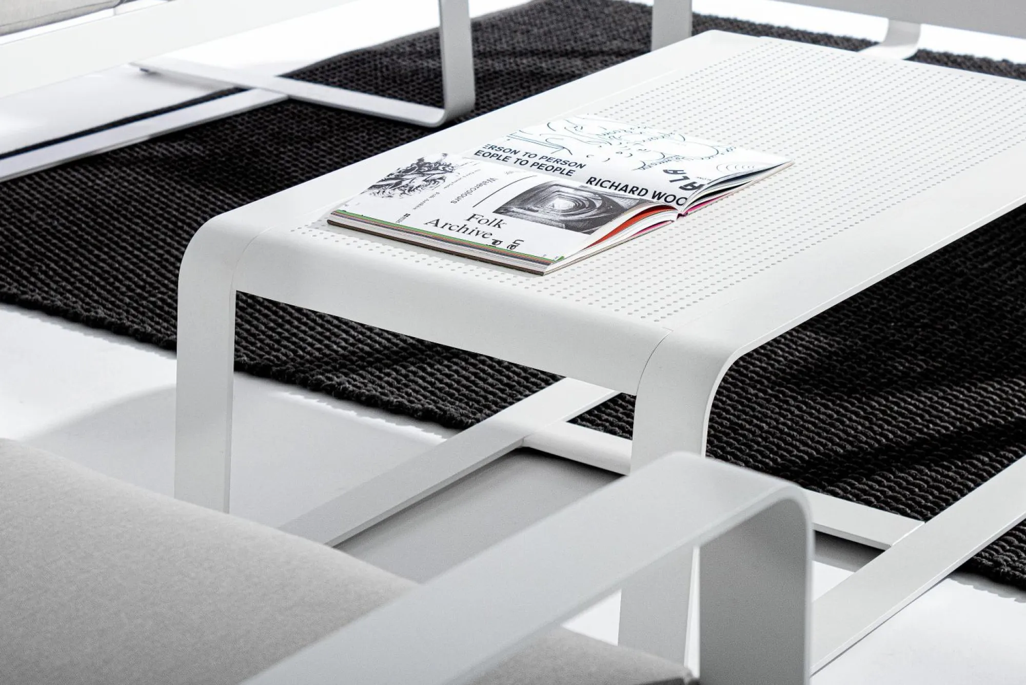 ANDREA BIZZOTTO Loungetisch MERRIGAN weiss