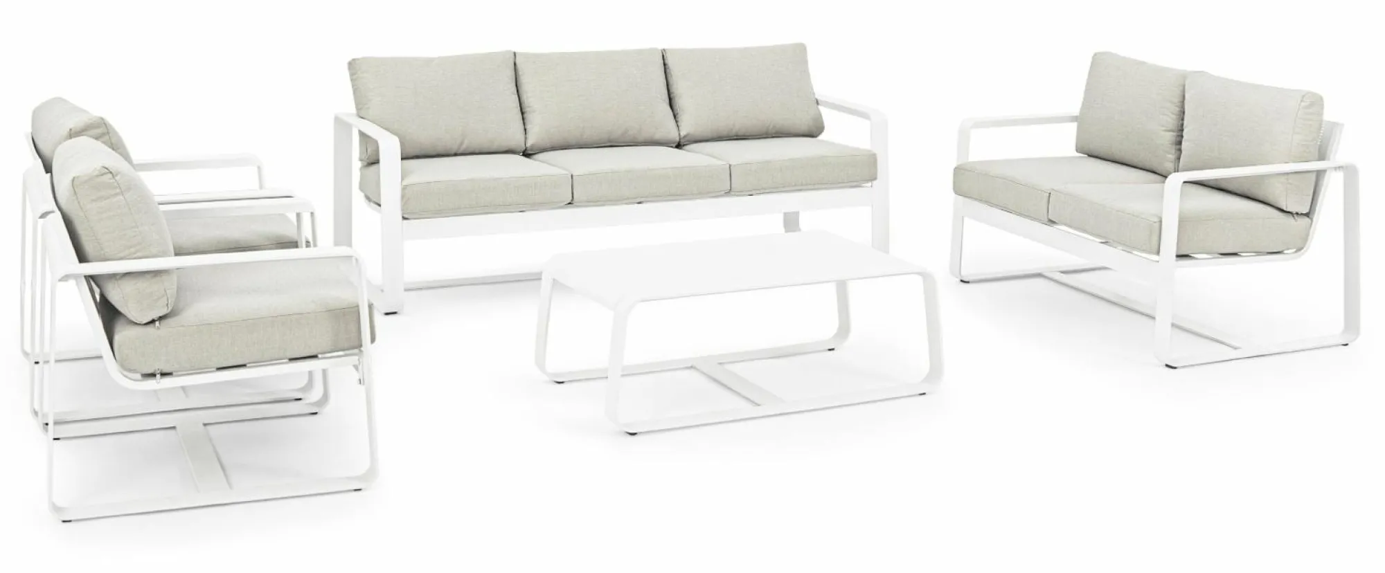 ANDREA BIZZOTTO Loungetisch MERRIGAN weiss