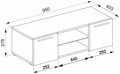 Discount VCM Lowboard JUSA 95