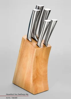 Online JUSTINUS Messerblock NEW STEEL DESIGN