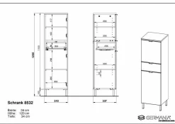 GERMANIA Midischrank MAURESA
